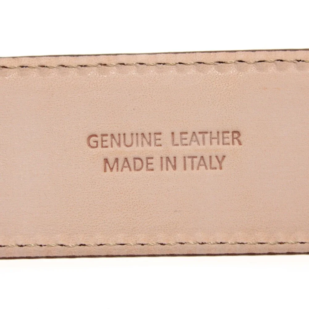 Di Bianco NWT Cut to Size Dress Belt In Solid Brown Suede Leather One Size